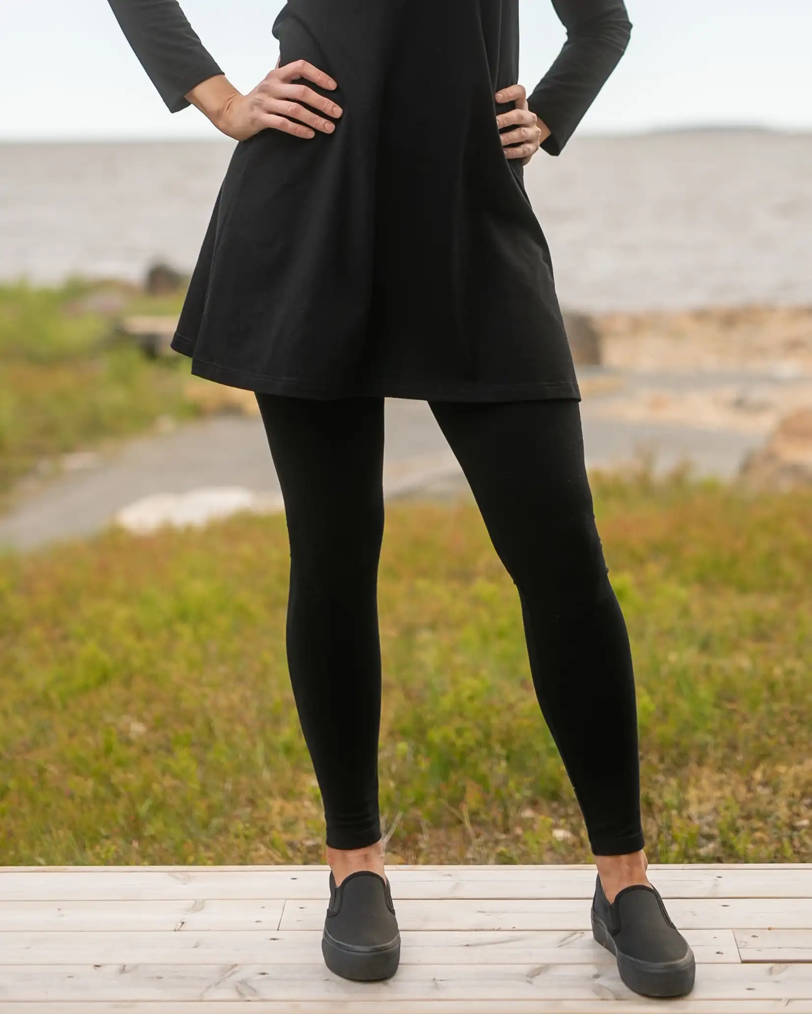 SORJA leggings, black - PaaPii Design