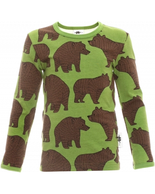 ULJAS shirt, Ursa, forest - choco