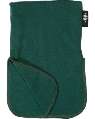 NECK WARMER merino wool, dark green