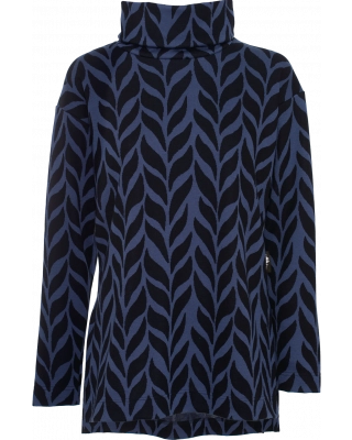 PALO sweater, Plait, blueberry - black