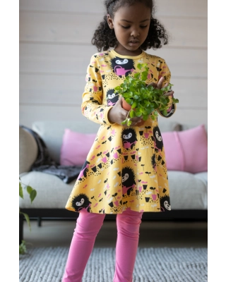 SINNA dress, Siiri the gardener, yellow - pink