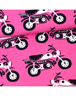 Moped organic jersey, pink