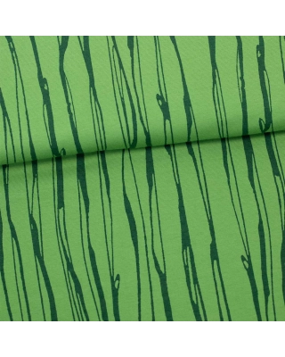 Willow organic jersey, forest - dark green