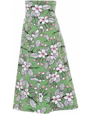 PISARA skirt, Apple garden, forest - light pink