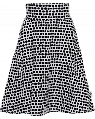 PISARA skirt, Beach stones, black&white