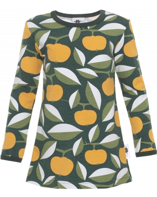 VIENO tunic, Apple joy, ochre - dark green - fen