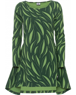 HEIJA tunic, Flow, forest - dark green