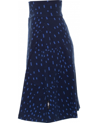 PISARA skirt, Rain, storm - blue