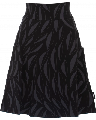 PISARA skirt, Flow, shadow - black