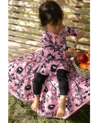 BABY BLANKET, Siiri in the swing, light pink