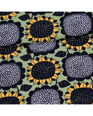Sunflower organic jersey, fen - ochre
