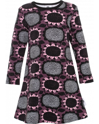 SARA dress, Sunflower, beetroot - light pink
