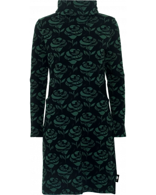 ROUTA dress, Rose, dark green - black