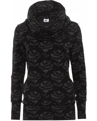 HALLA hoodie, Rose, shadow - black