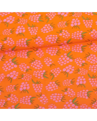 Jenkka organic jersey, orange - pink