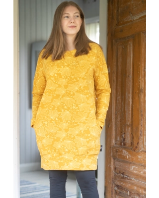 POLKU tunic, Cloudberry, ochre - yellow