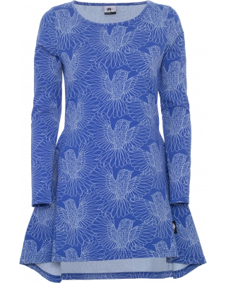 HEIJA tunic, Kuukkeli, blue - light blue