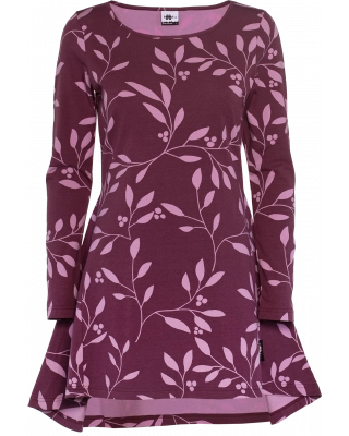 HEIJA tunic, Foliage, lilac - beetroot