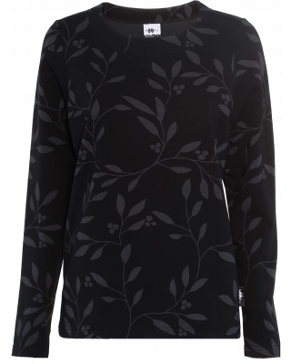 LOUNA  shirt, Foliage, shadow - black