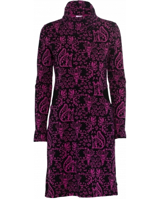 ROUTA mekko, Mielikki, violetti - musta