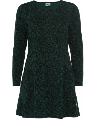 KANNEL tunic, Looped square, dark green