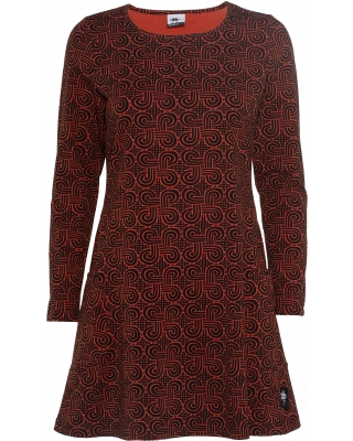 KANNEL tunic, Looped square, rust