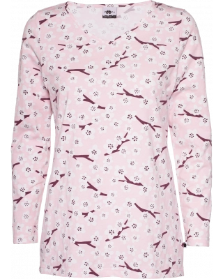 MAINI shirt, Cherry blossom, light pink - beetroot