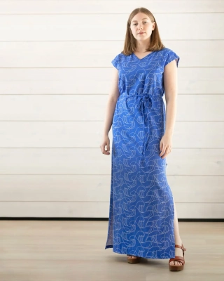 IIRIS dress, Storm, blue