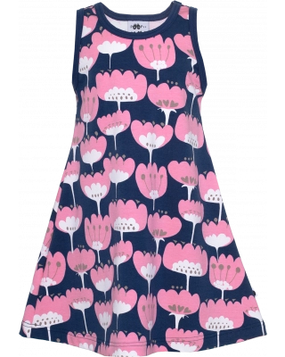 HELINÄ dress, Blomma, blueberry - light pink