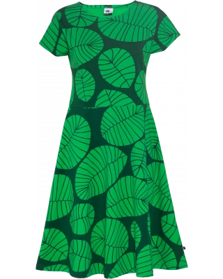 JULIA klänning,  Bananaleaf, grön - mörk grön
