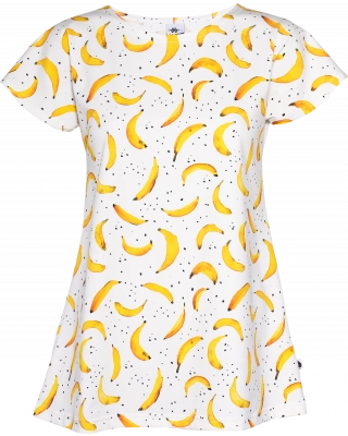 VUONO shirt, Bananas, white - sun