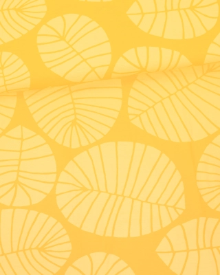 Banana leaf organic jersey, yellow - sun