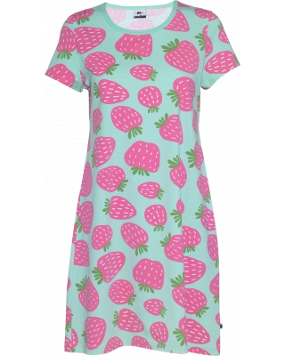 SALLA nightgown, Polka, mint - pink - forest