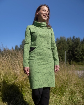 ROUTA dress, Leafs, forest