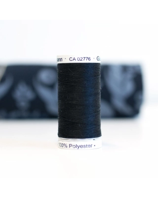 Gütermann, sewing thread, BLACK 000, 500m