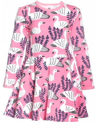 SINNA dress, Swan, light pink - blueberry