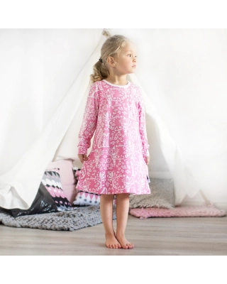 AAMU nightgown, Mielikki, light pink