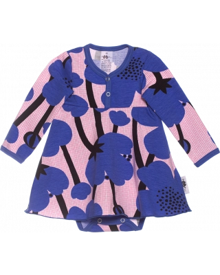 ONESIE DRESS, Buttercup, blue - light pink
