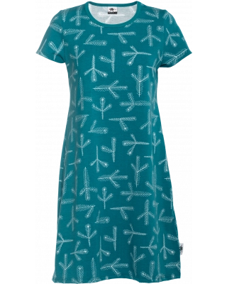 SALLA nightgown, Havu, petrol - white
