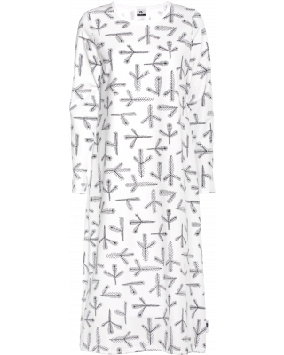 INARI nightgown, Havu, white - black