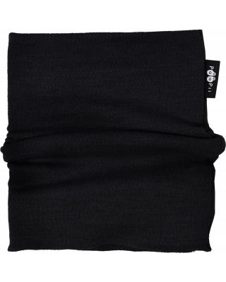 TUBE SCARF - merino wool, black