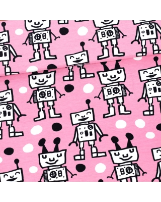 Happy Robots trikoo, vaaleanpunainen