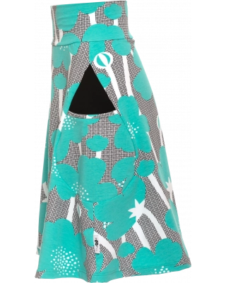 PISARA skirt, Buttercup, turquoise