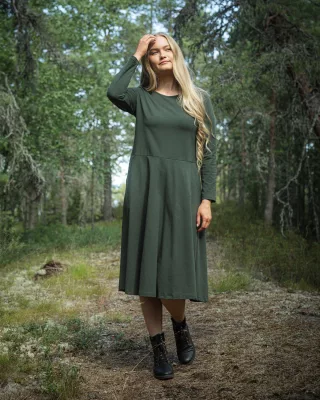 AMALIA dress, coniferous