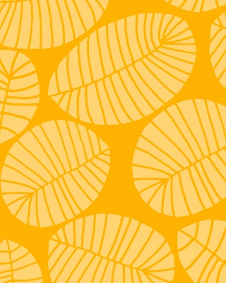 Banana leaf organic jersey, yellow - sun