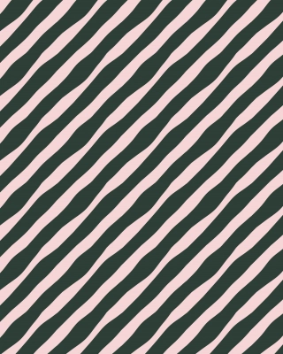 Diagonal organic jersey, soft pink - coniferous