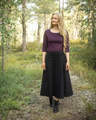Collegetyg, svart