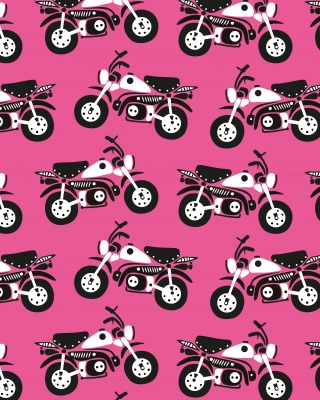 Moped organic jersey, pink