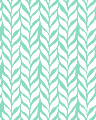 Plait organic cotton satin, mint