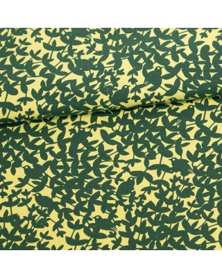 Nightingale organic jersey, yellow - dark green